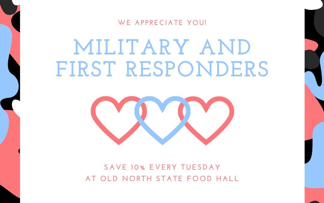 Military & First Responders: Save 10% Every Tuesday