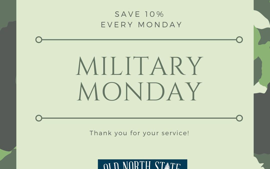 Military Monday: Save 10%!
